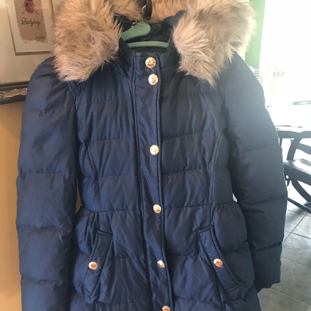 Juicy Couture puffer coat Zipper/button closures